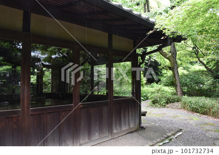 関口芭蕉庵、庭園、東京文京区 101732734