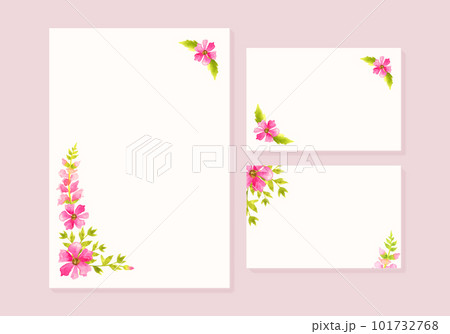 Botanical design with corners border frames. 101732768