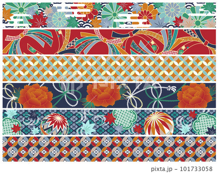 和柄の帯セット(横) 101733058