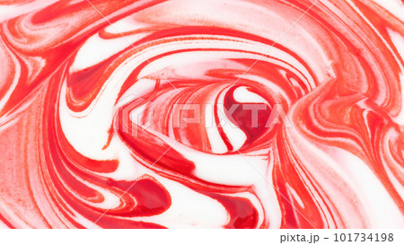 Red and white mix like a marble texture for a background. 101734198