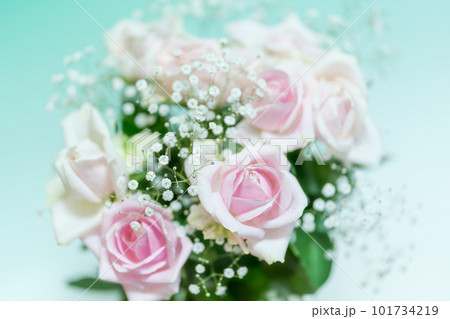 美しいピンクの薔薇　花束 101734219