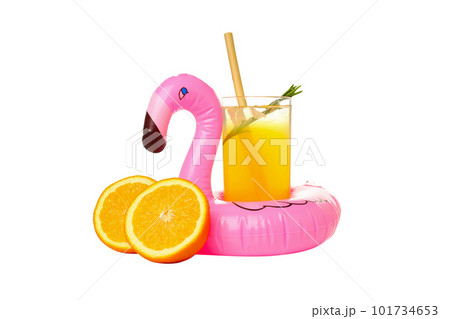 Drinks - fresh summer cocktail for refreshing, isolated on white background 101734653