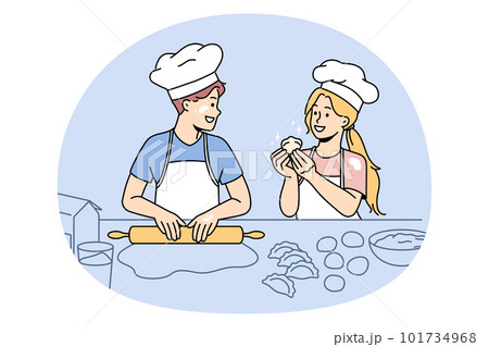 Baking and leisure fun concept Baking and leisure fun concept 101734968
