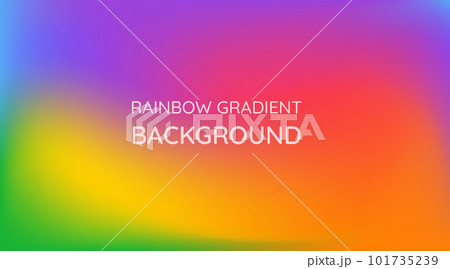 Rainbow gradient horizontal blurry background. 101735239