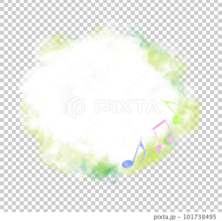 音符の吹き出し 101738495