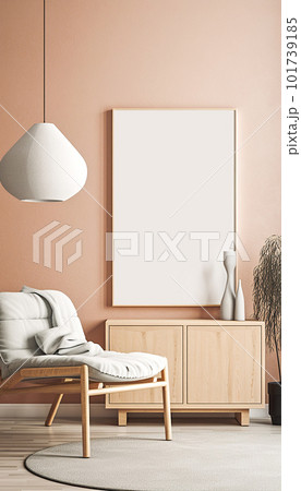 Generative ai illustration of a Modern art interior design. Generative ai illustration of a Modern art interior design. 101739185