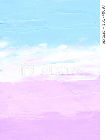 Abstract pastel blue, pink and white textured background. Brush strokes on paper. Contemporary minimalist art Abstract pastel blue, pink and white textured background. Brush strokes on paper. Contemporary minimalist art 101740097