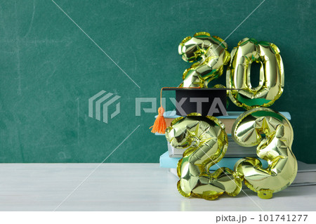 Graduation in high school and university concept, space for text 101741277