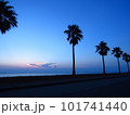 海沿いの夕暮れ 101741440