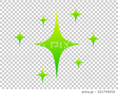 Yellow-green gradation glitter effect illustration 2 Yellow-green gradation glitter effect illustration 2 101744058