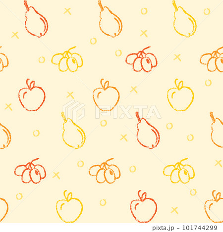 Seamless pattern with fruit symbols Seamless pattern with fruit symbols 101744299