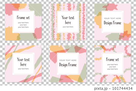 抽像圖案框架設置粉紅色 抽像圖案框架設置粉紅色 101744434