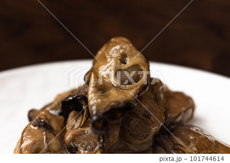 Smoked oysters smoked and marinated in olive oil Smoked oysters smoked and marinated in olive oil 101744614