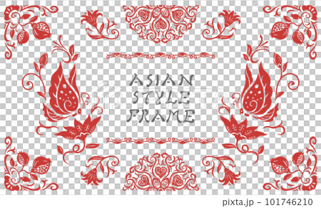 Asian frame 18 (brown) Asian frame 18 (brown) 101746210