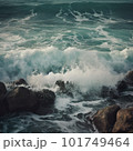 waves in the ocean, close up 101749464