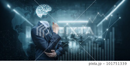 Brainstorming planning and financial market analytics. Brainstorming planning and financial market analytics. 101751339