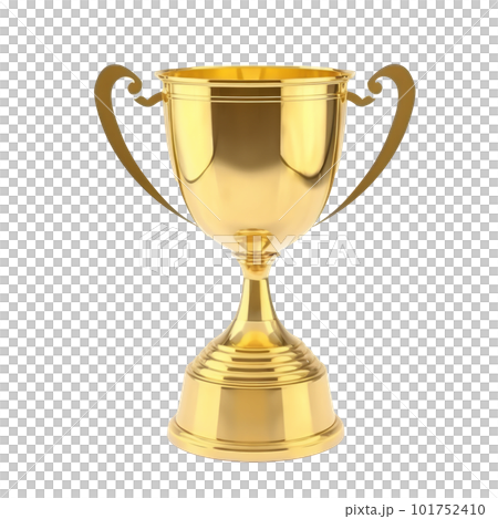 Winner golden cup isolated. Illustration AI Generative 101752410