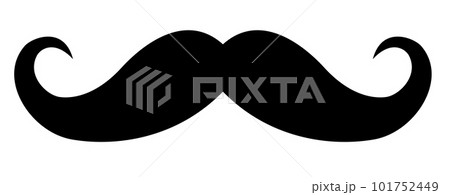 Dad's mustache collection isolated. Vector Illustration. EPS10 Dad's mustache collection isolated. Vector Illustration. EPS10 101752449