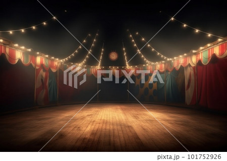 Circus background. Illustration AI Generative 101752926