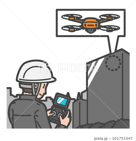 無人航空機・ドローンを運用する作業員・パイロット(航空法:目視外飛行) 無人航空機・ドローンを運用する作業員・パイロット(航空法:目視外飛行) 101755347