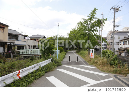 今川緑道　今川公園　今川改修の碑　大阪市東住吉区　東住吉区　近鉄今川駅　遊歩道　散歩道　今川駅　今川 101755990