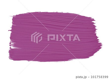 Purple paintbrush isolated on white background. Dark purple color. Purple paintbrush isolated on white background. Dark purple color. 101758399