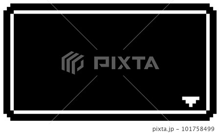 ゲームコマンド風動画サムネイルフレーム 101758499