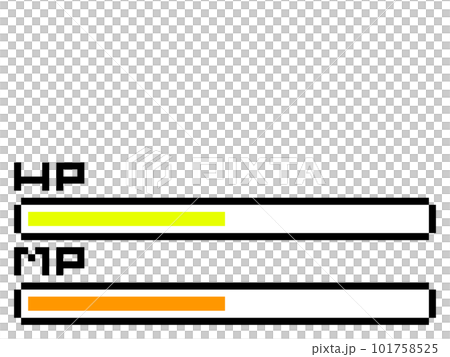 Game-style background for HP and MP Game-style background for HP and MP 101758525