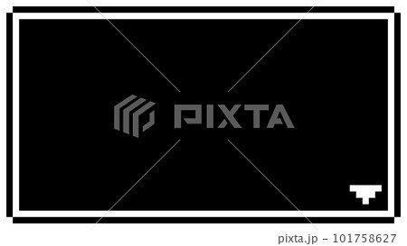 ゲームコマンド風動画サムネイルフレーム 101758627