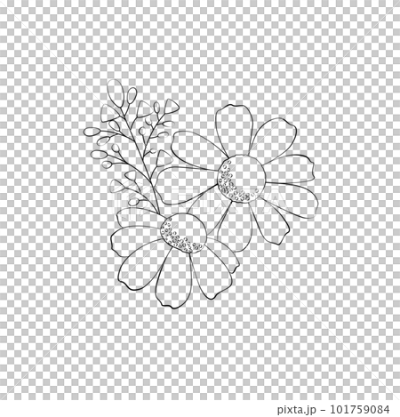 花線藝術。植物插圖 101759084