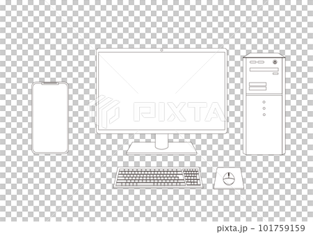 smartphone and desktop computer 101759159