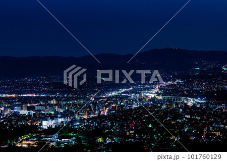 新日本三大夜景　若草山の夜景➄ 101760129