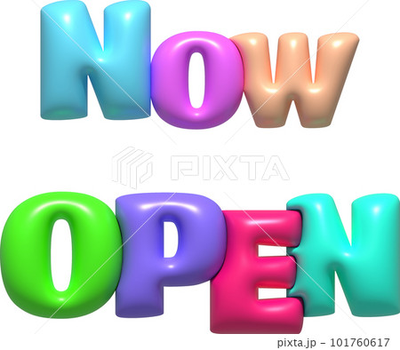business now opening hours icon e-commerce illustration 3d business now opening hours icon e-commerce illustration 3d 101760617