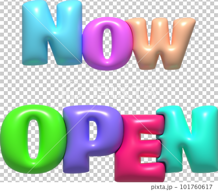 business now opening hours icon e-commerce illustration 3d business now opening hours icon e-commerce illustration 3d 101760617