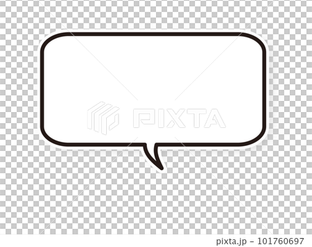 帶陰影的方形氣球 101760697