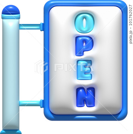 business opening hours icon shop e-commerce illustration 3d business opening hours icon shop e-commerce illustration 3d 101762027
