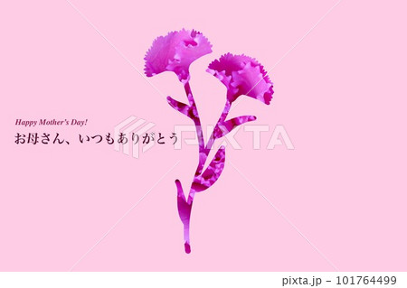 母の日のメッセージカード 母の日のメッセージカード 101764499