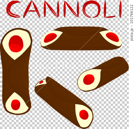 Various sweet tasty cannoli 101766122