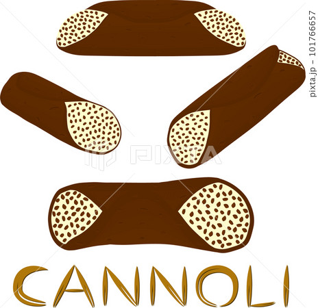 Various sweet tasty cannoli Various sweet tasty cannoli 101766657