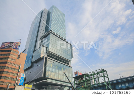 business buildings in Tokyo Shibuya district 3 Nov 2013 101768169