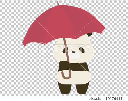 傘をさすパンダ 101769114
