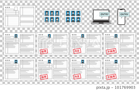 就職活動 イラスト素材 101769903