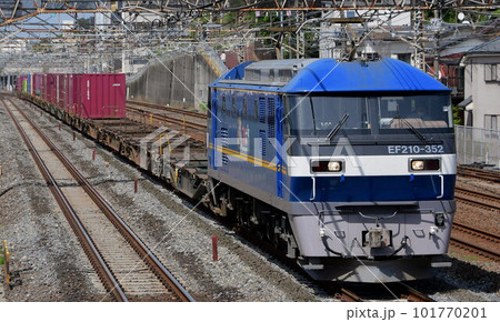 EF210-352+コンテナ列車 常磐線 EF210-352+コンテナ列車 常磐線 101770201