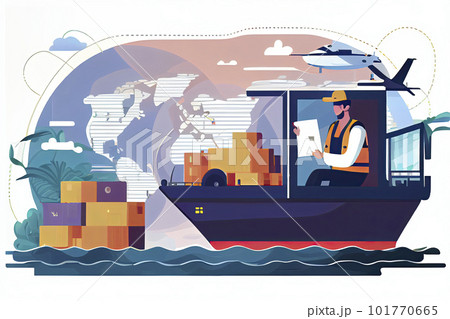 International and local shipping of freight and delivery of goods by sea or ocean International and local shipping of freight and delivery of goods by sea or ocean 101770665
