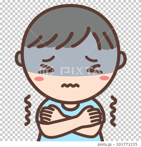 「寒気」絵カード（生活場面）【療育・発達障害・自閉症】 101771235