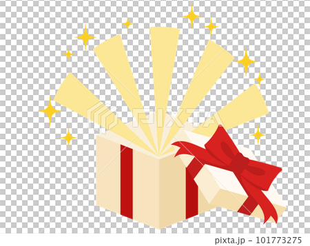 glitter gift box 101773275