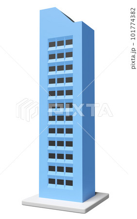 skyscraper building icon isolated. 3d render illustration 101774382