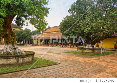 Imperial Royal Palace of Nguyen dynasty in Hue, VIETNAM. Imperial Royal Palace of Nguyen dynasty in Hue, VIETNAM. 101775745