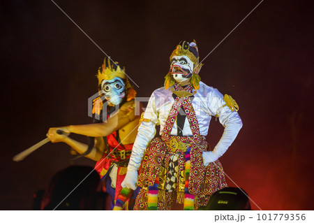 白猿の将軍ハヌマーン（インドネシア・仮面劇） 101779356