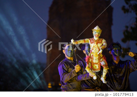 ハヌマーン（タイの人形劇） 101779413